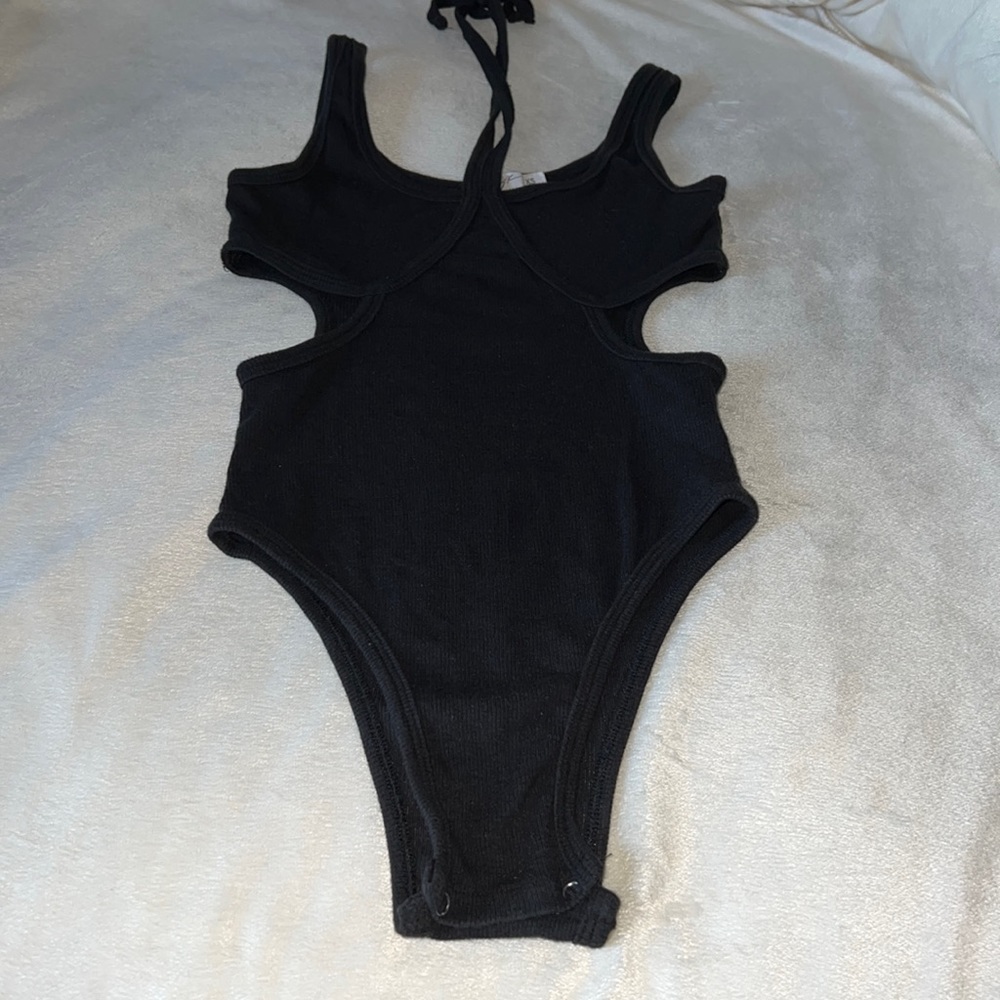 The Line By K Rib Knit Bodysuit Size XS